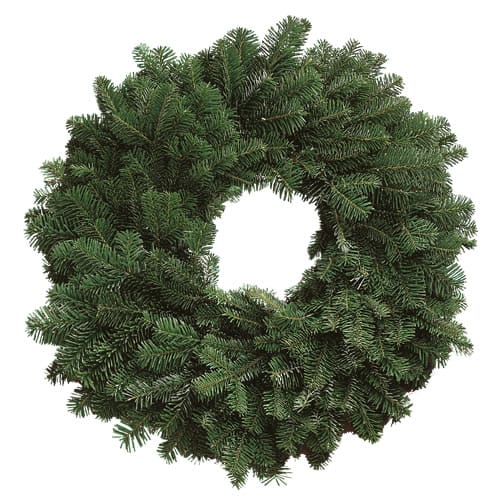 silver fir wreath