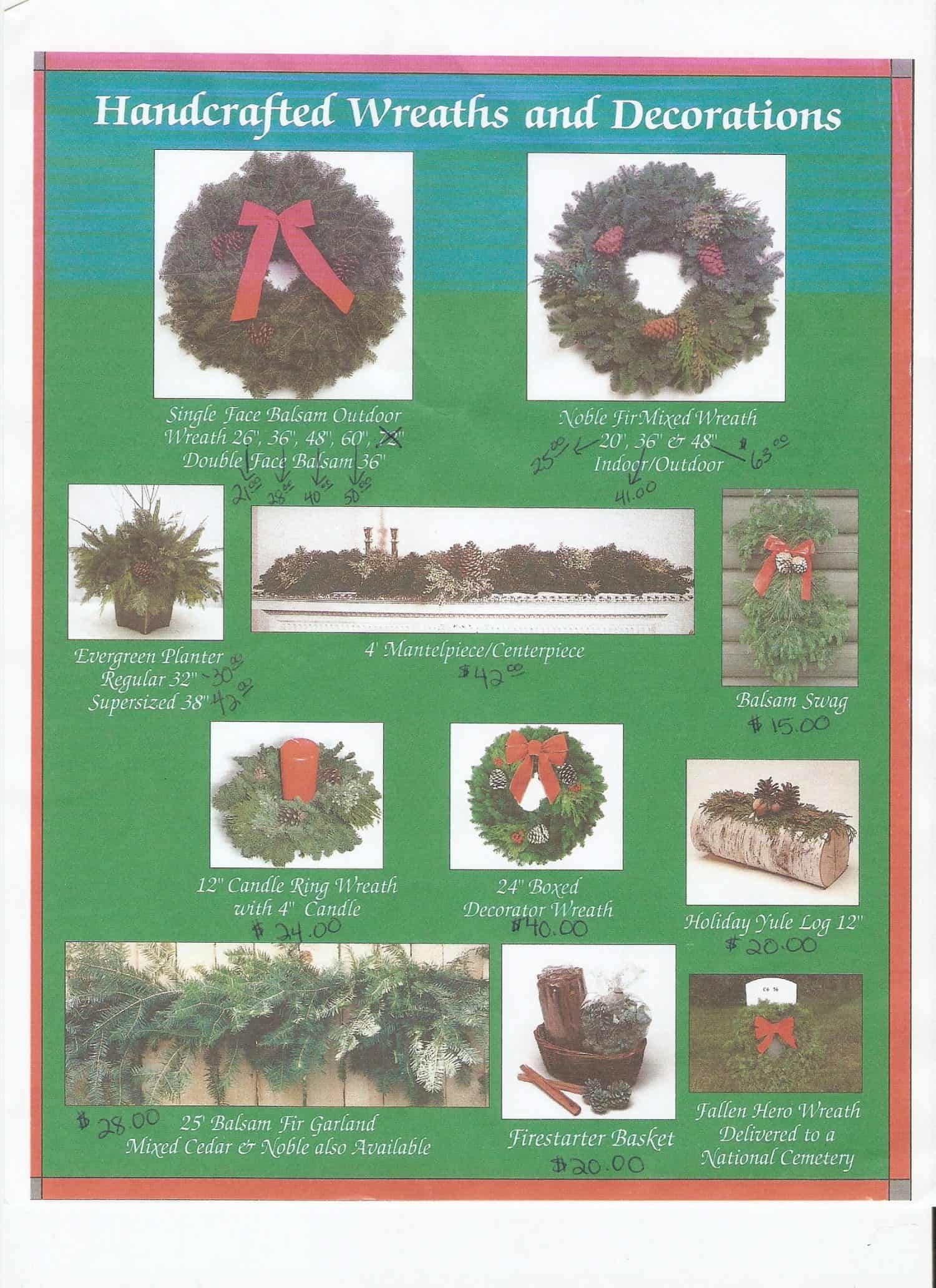 Girl Scout Wreath Sales Flyer